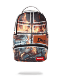 SPALDING X SPRAYGROUND FIRE MONEY BACKPACK