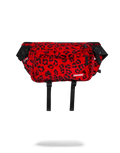 RED LEOPARD CROSSBODY TRANSPORTER