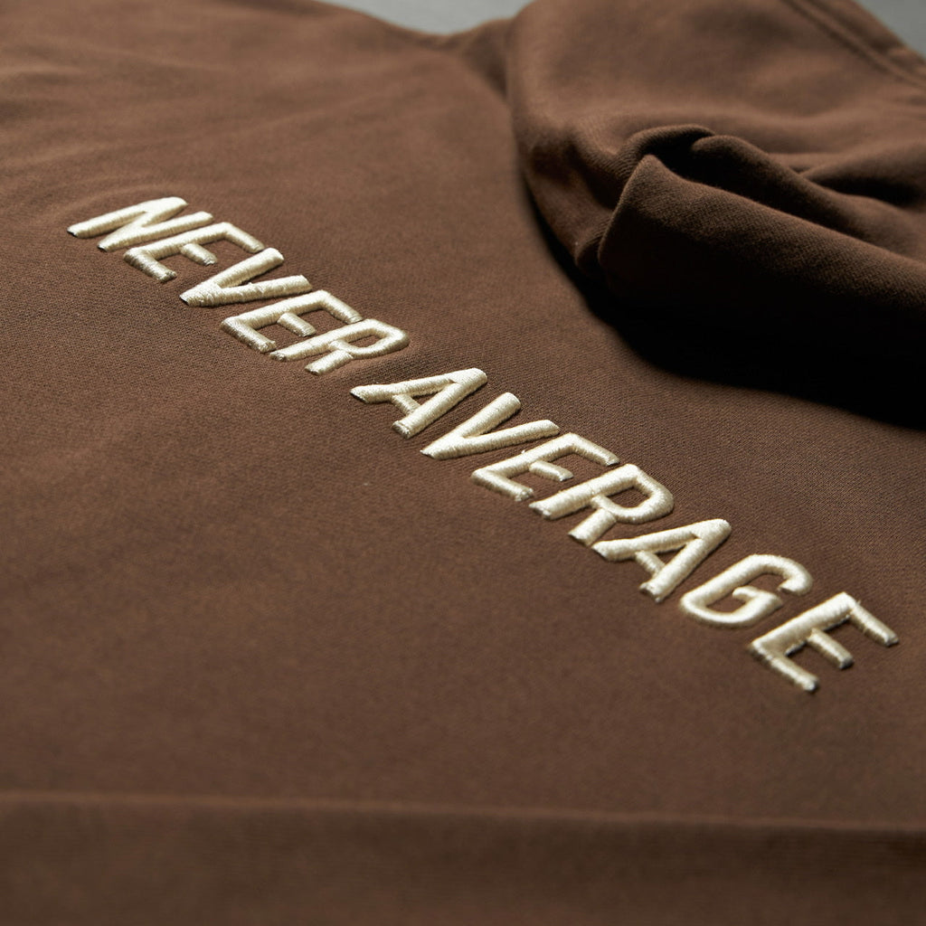 Mocha Brown Zip Up Hoodie (SALE) - Image 6