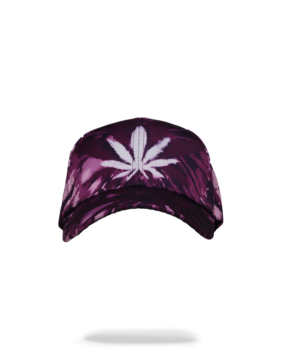 Tie Dye Purple 420 Hat - Image 4