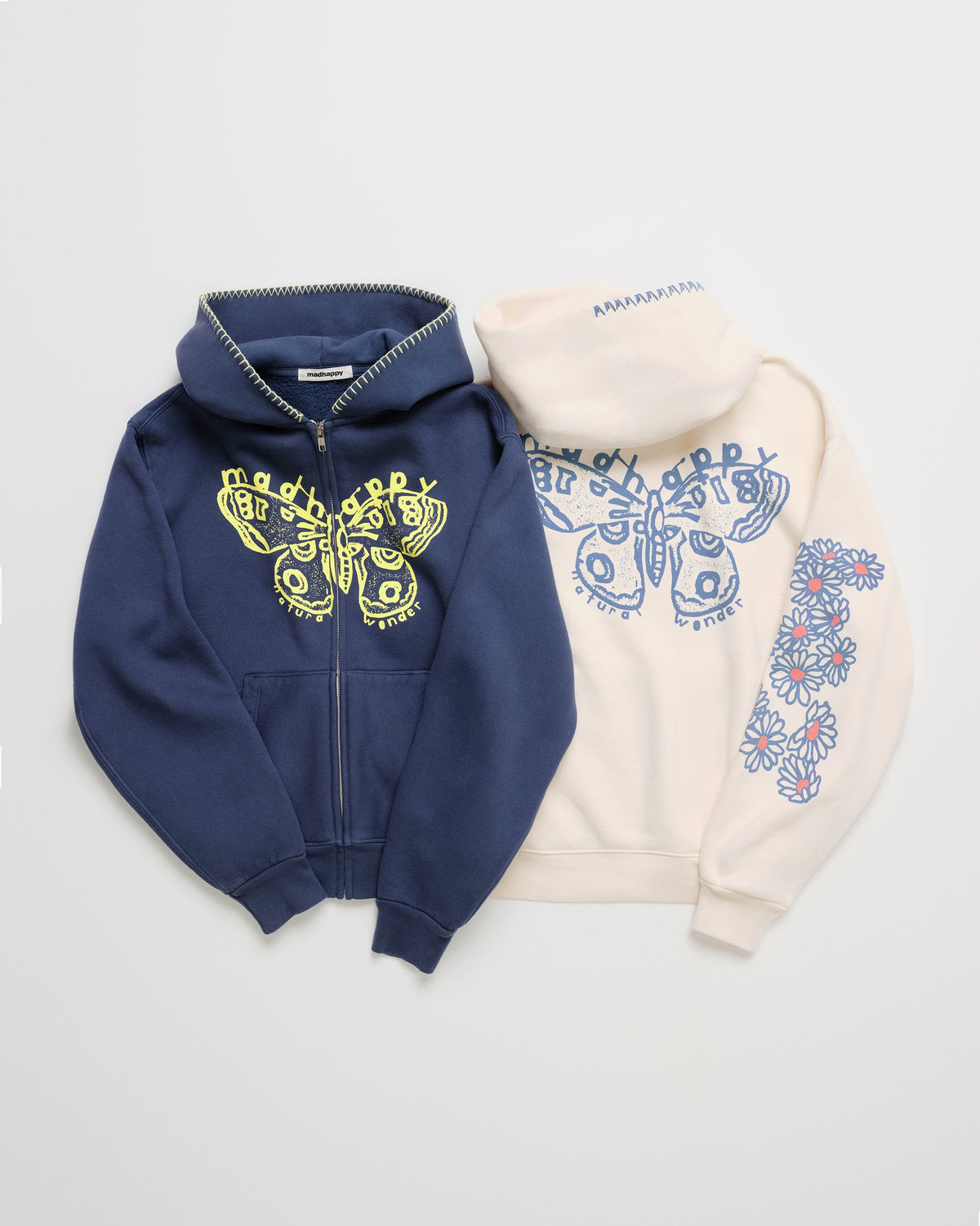 Butterfly Midweight Fleece Hoodie - Image 5