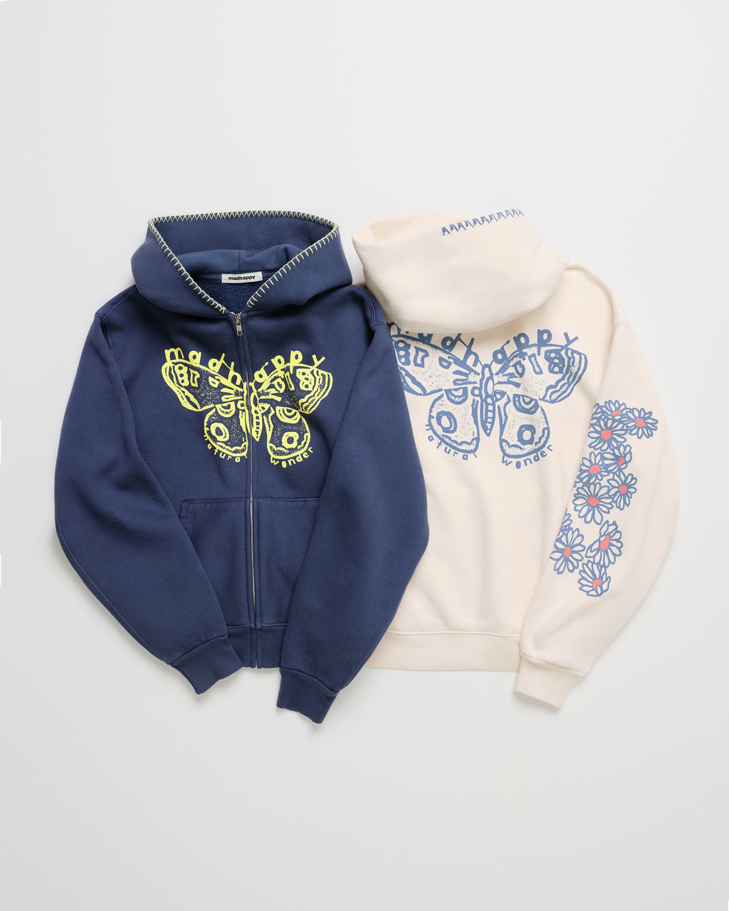 Butterfly Midweight Fleece Zip Up - Image 3