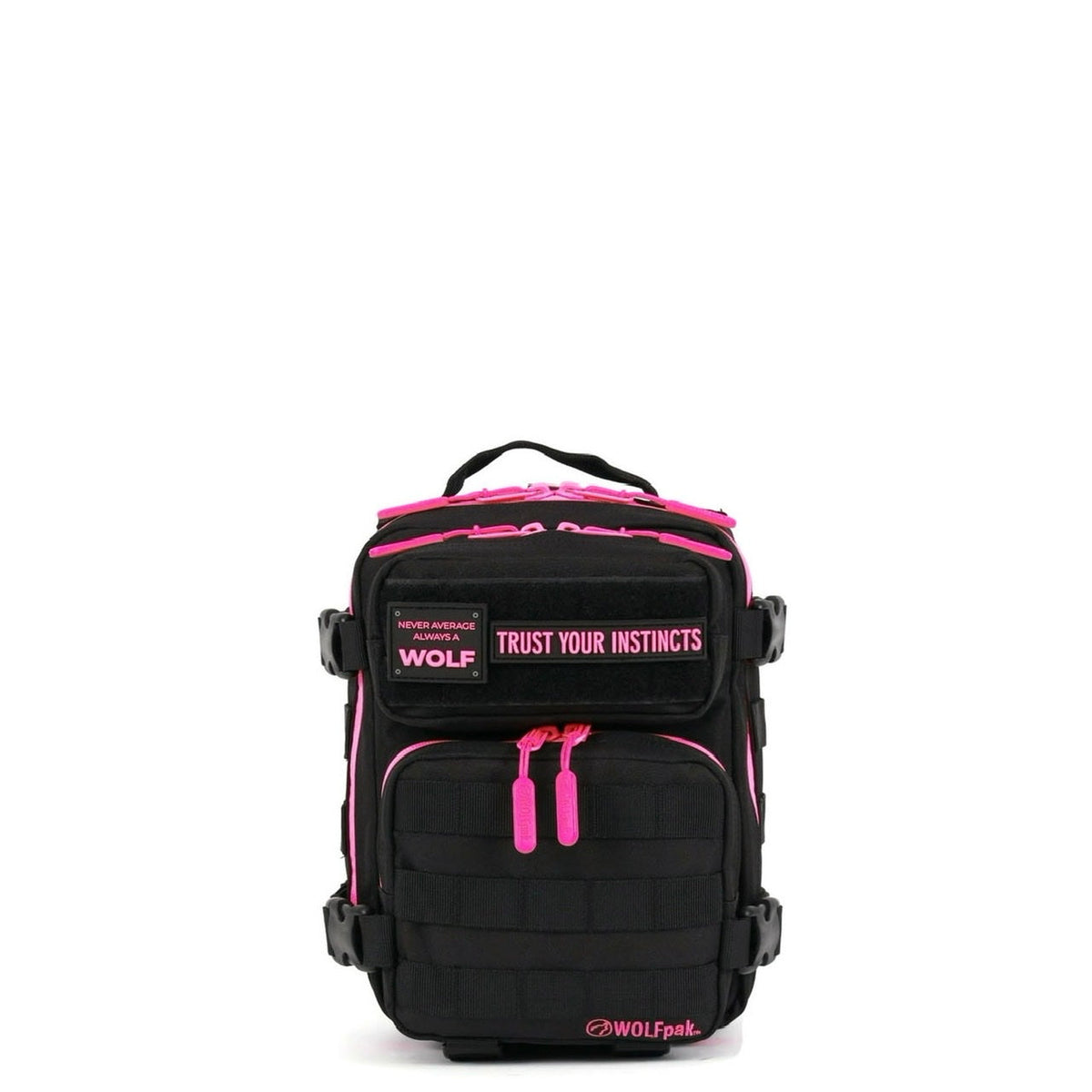 9L Backpack Mini Black Neon Pink - Image 2