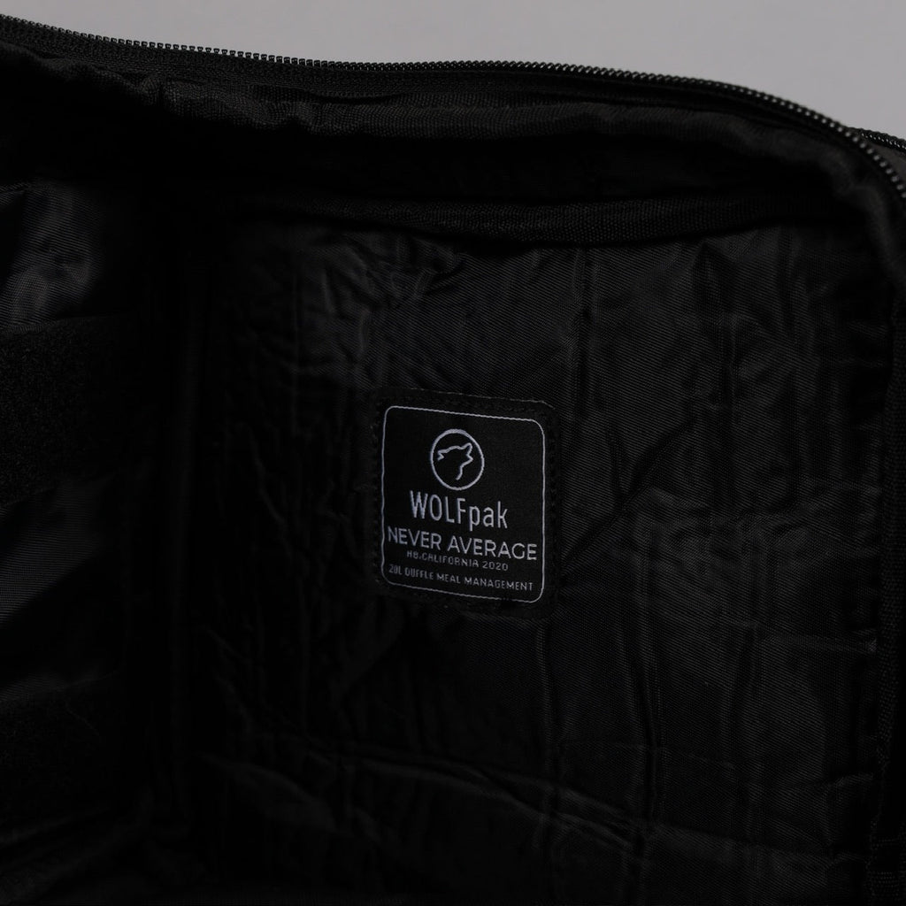 20L Mini Duffle Bag Alpha Black Meal Management - Image 19