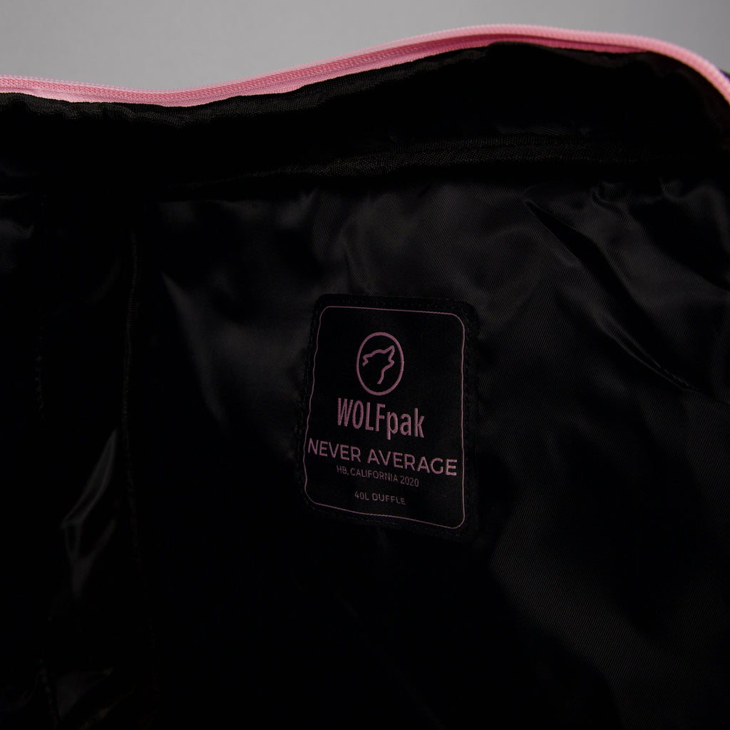 40L Ultimate Duffle Bag Black Lightning Knockout Pink - Image 18