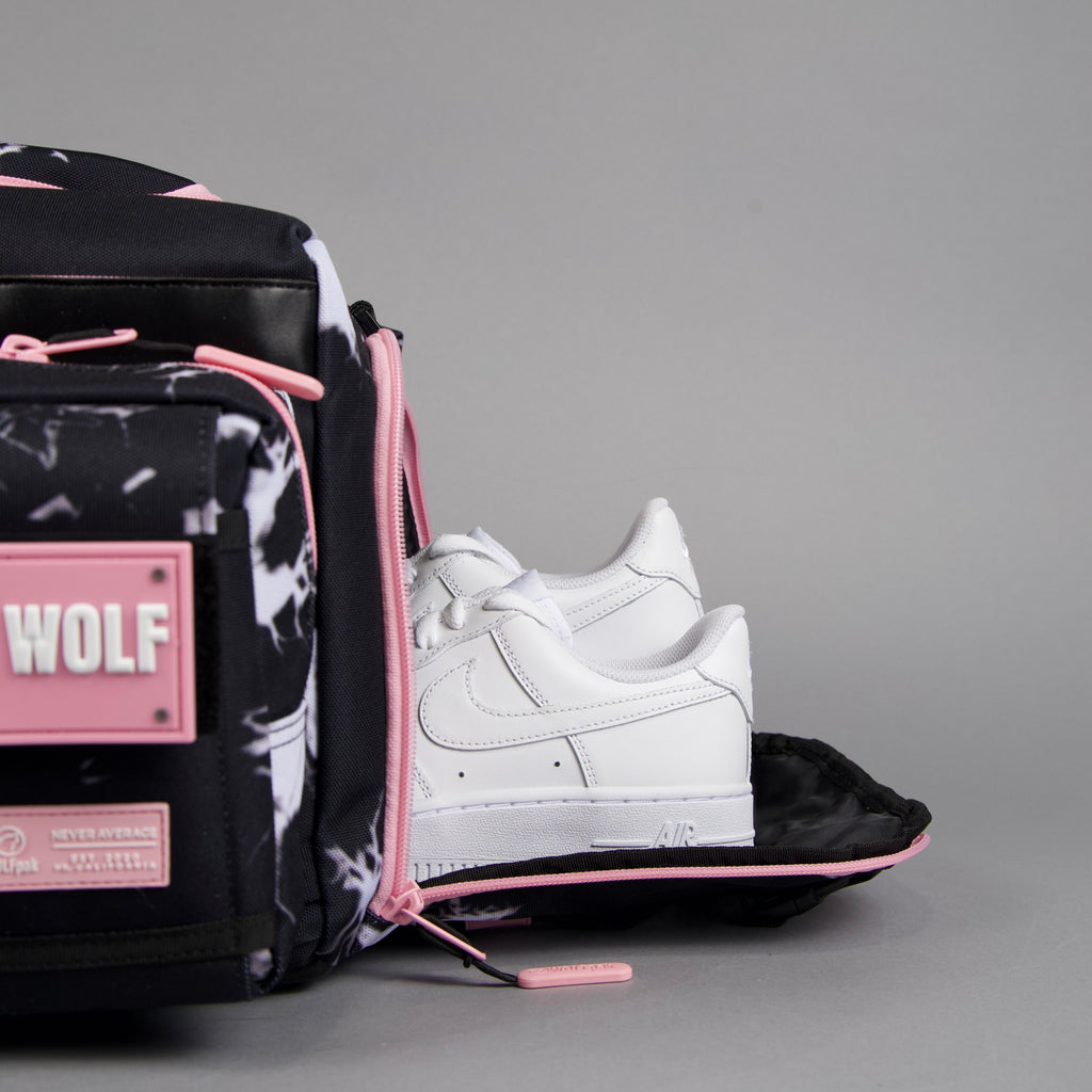 40L Ultimate Duffle Bag Black Lightning Knockout Pink - Image 24