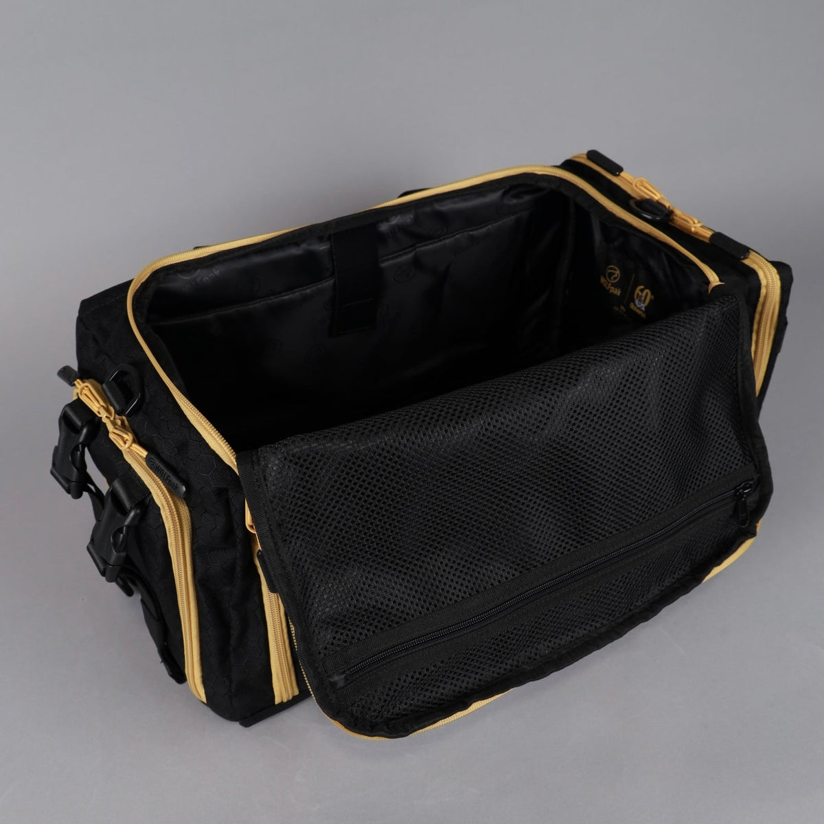 2024 Olympia 30L Perfect Duffle Bag Black Hexagon - Image 22