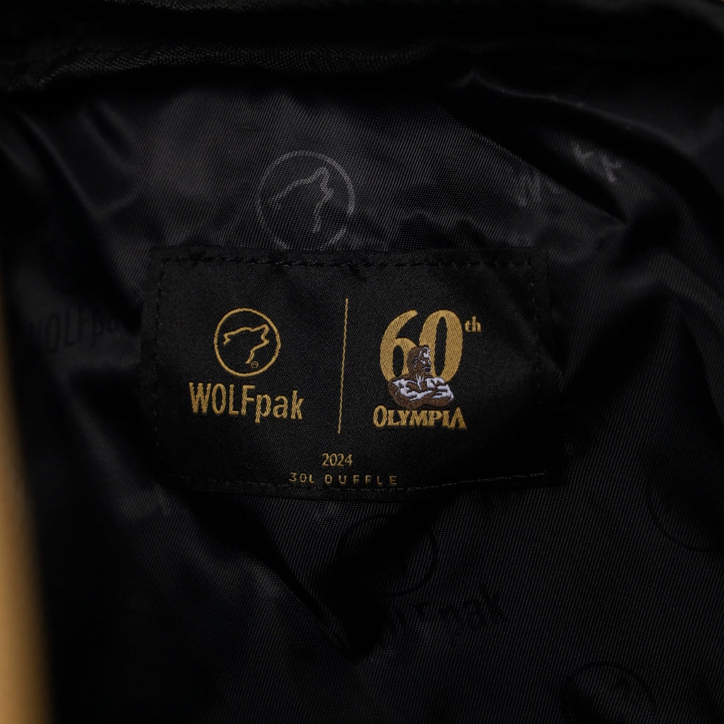 2024 Olympia 30L Perfect Duffle Bag Black Hexagon - Image 24