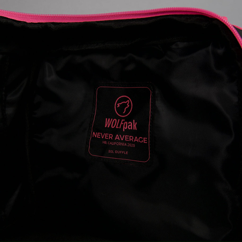 30L Perfect Duffle Bag Neon Pink - Image 21