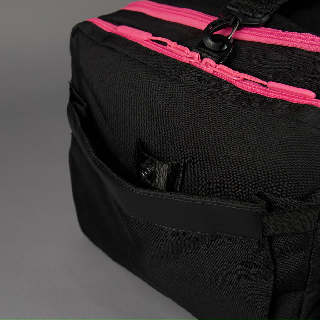 40L Ultimate Duffle Bag Black Neon Pink - Image 15