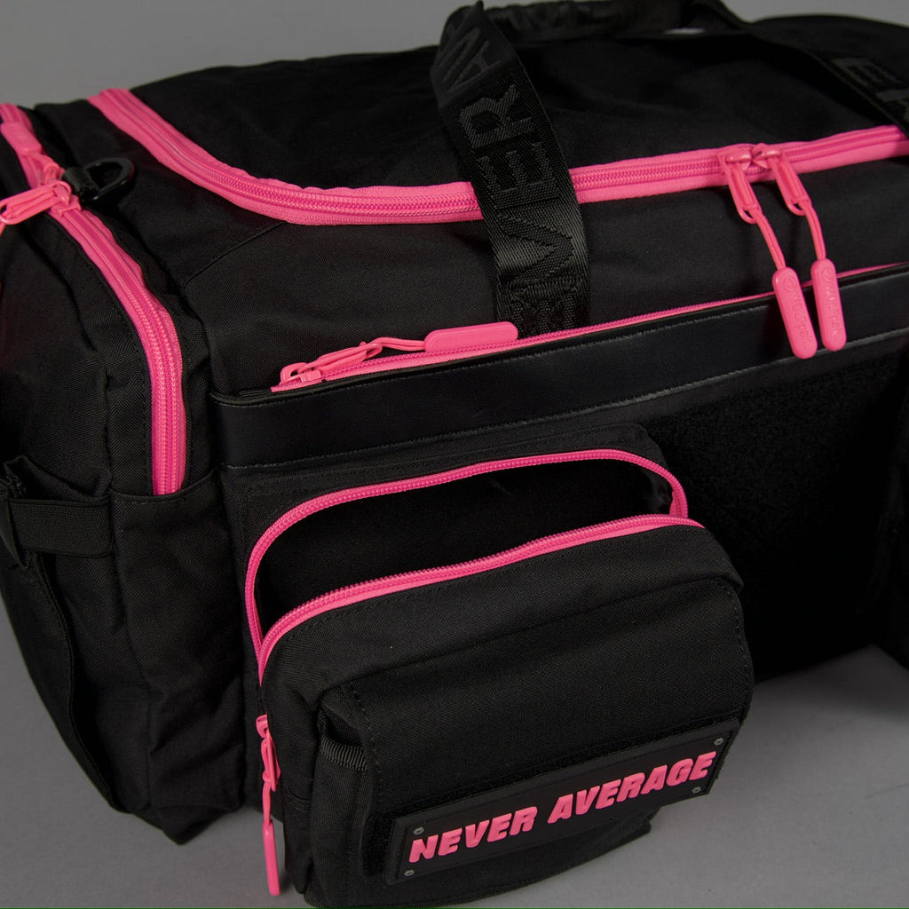 40L Ultimate Duffle Bag Black Neon Pink - Image 21
