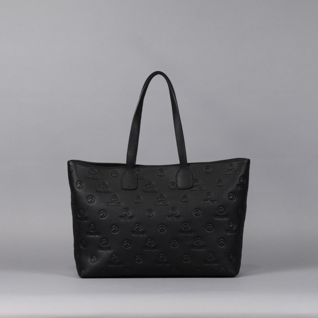 Tote Bag Black Luxury Leather - Image 12