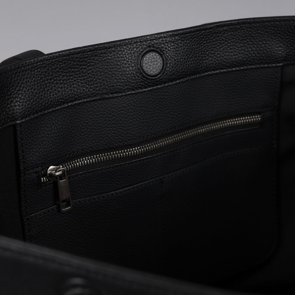 Tote Bag Black Luxury Leather - Image 17