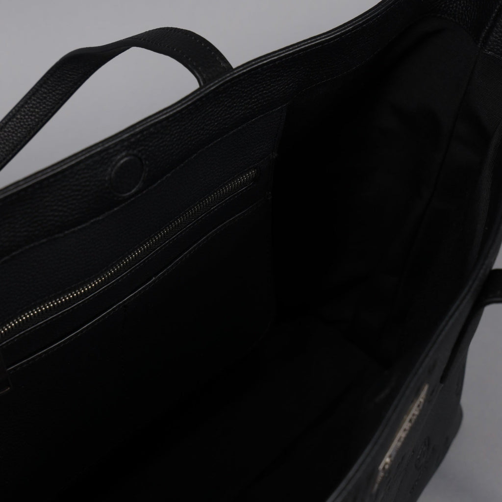 Tote Bag Black Luxury Leather - Image 18