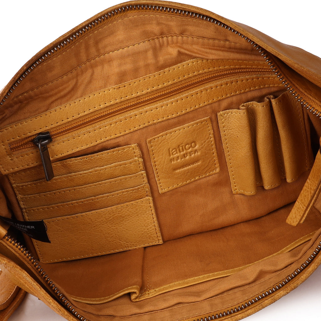 Vista Leather Crossbody Bag - Image 11