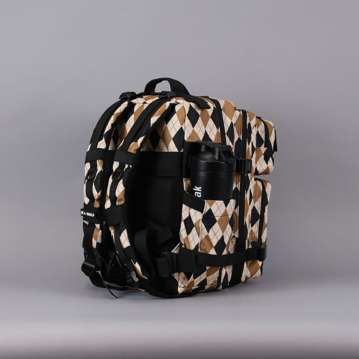 35L Backpack Argyle Print - Image 11