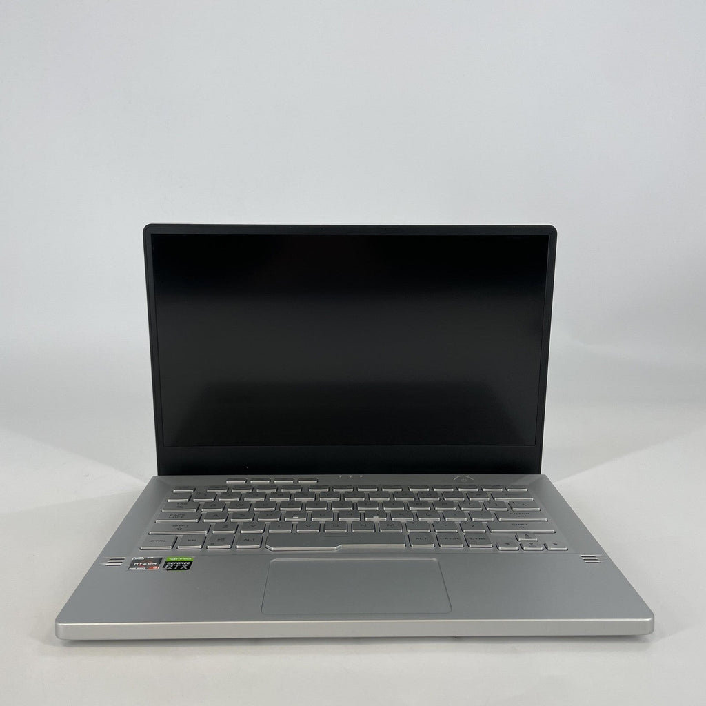 Asus ROG Zephyrus G14 GA401 14 White 3.0 GHz AMD Ryzen 9 4900HS 16GB RAM 1TB Solid State Drive NVIDIA GeForce RTX 2060 6 GB