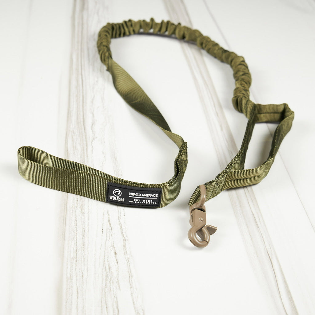 Tactical Nylon Leash Green - Image 3