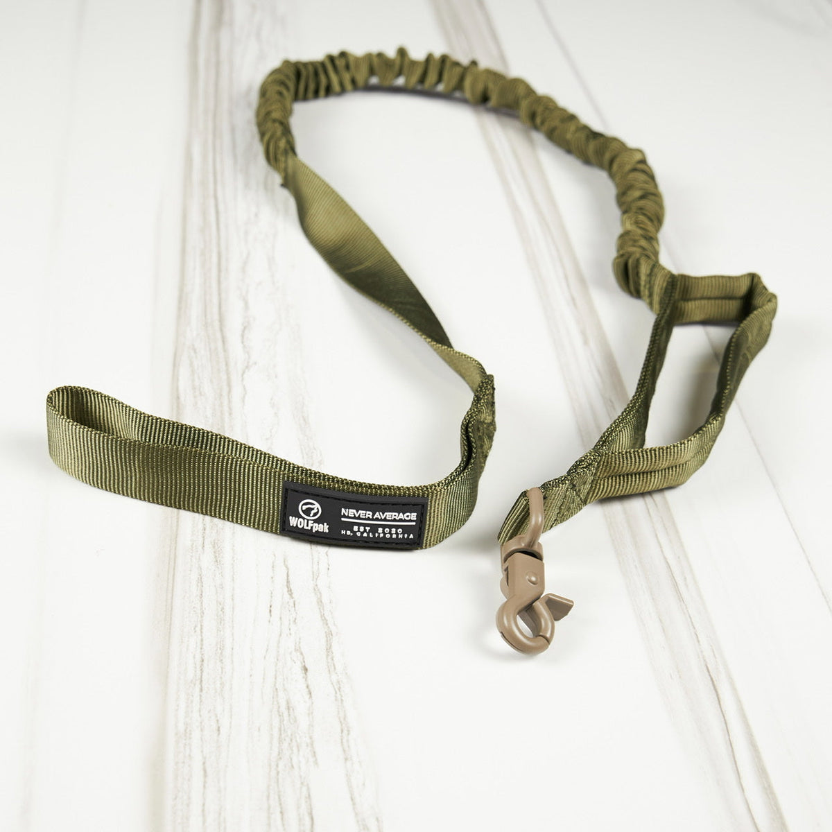 Tactical Nylon Leash Green - Image 3