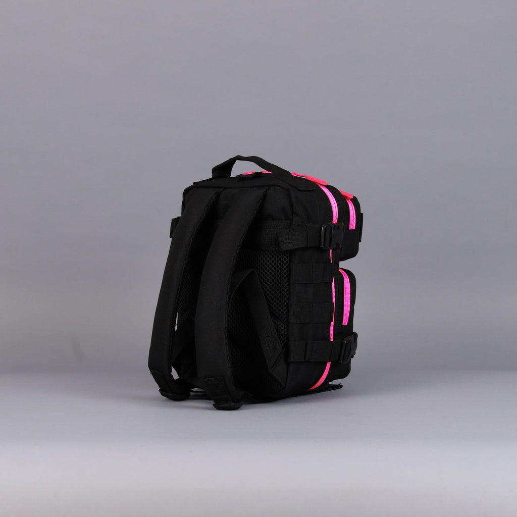 9L Backpack Mini Black Neon Pink - Image 5