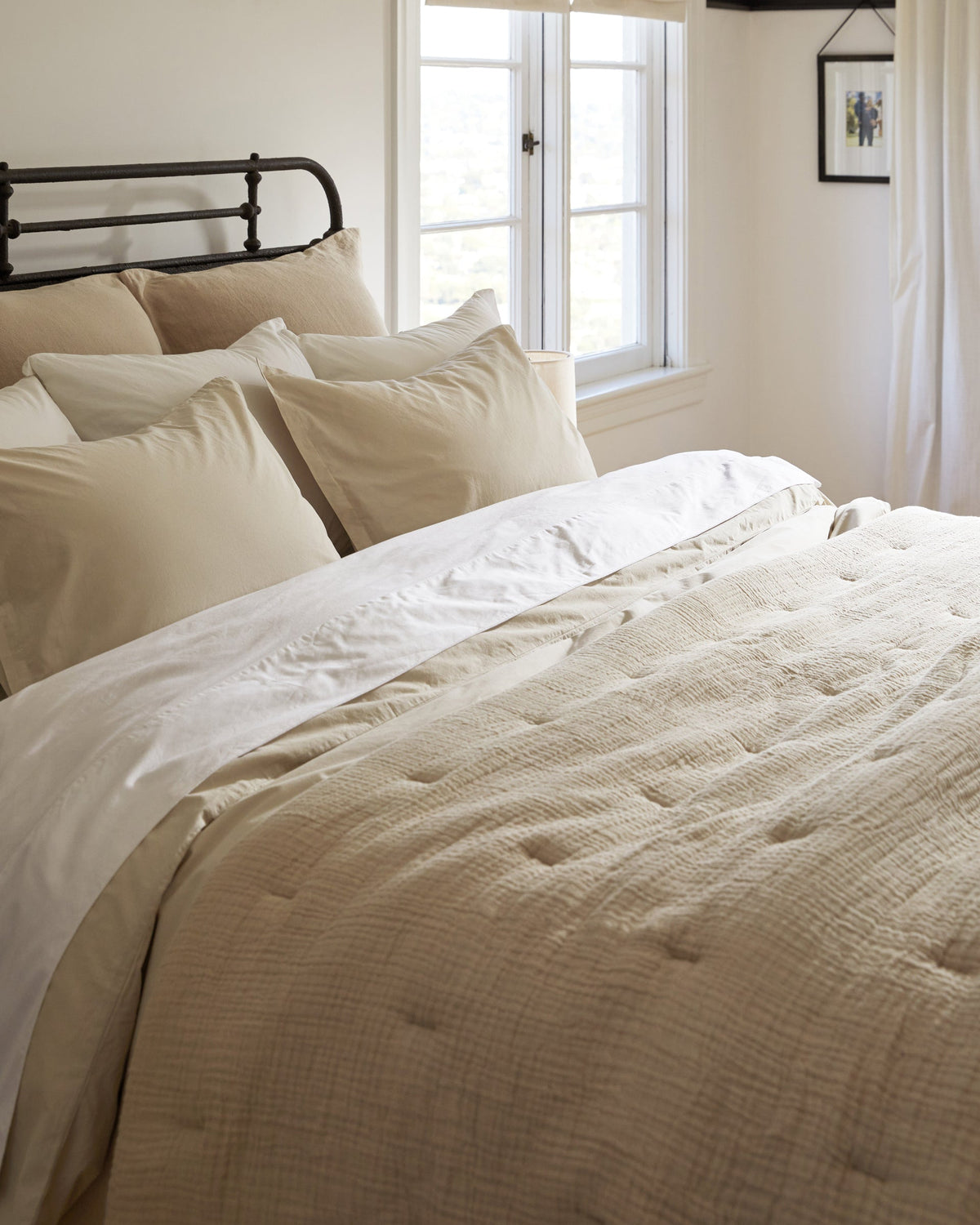 Organic Cloud Cotton Quilt (Bone) - Image 2