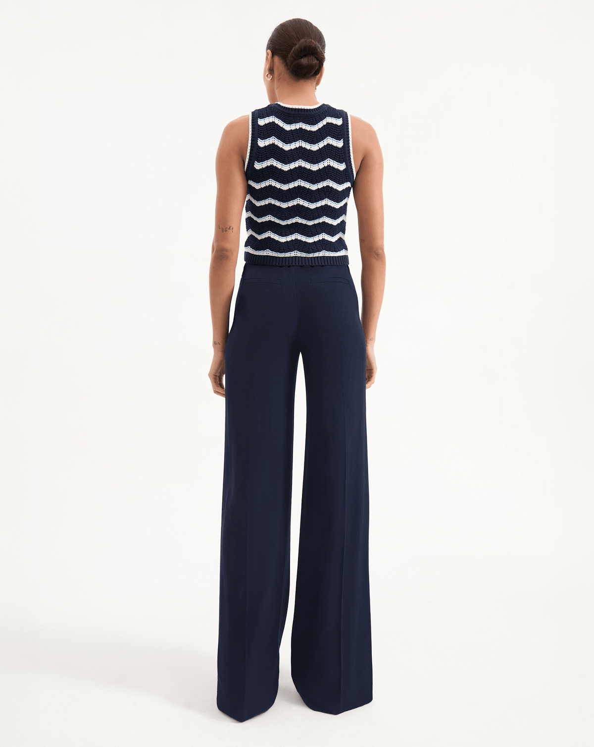 Jerrel Cropped Knit Tank Top - Image 4