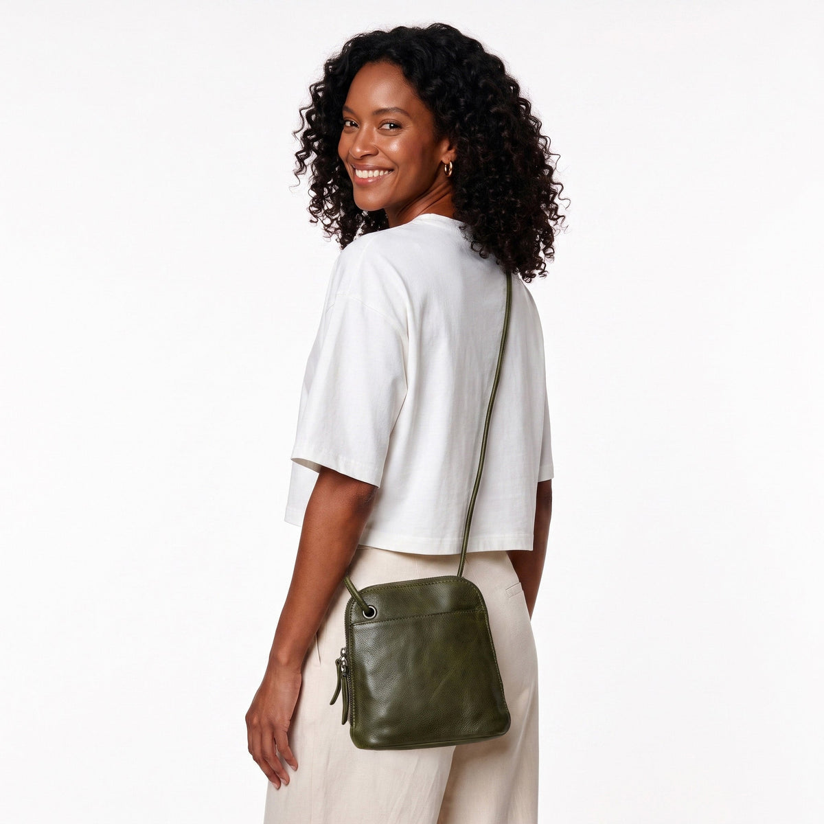 Lilly Leather Crossbody Bag - Image 36