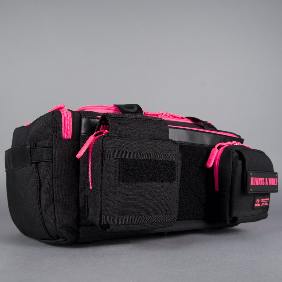 20L Mini Duffle Bag Black Neon Pink - Image 31