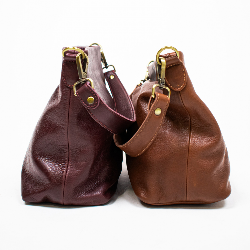 Avery Milled Leather Crossbody Bag - Image 5