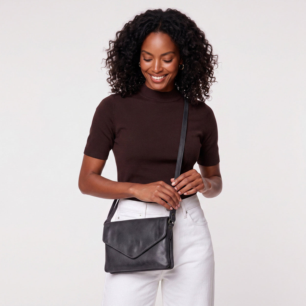Harbor Leather Crossbody Bag - Image 17