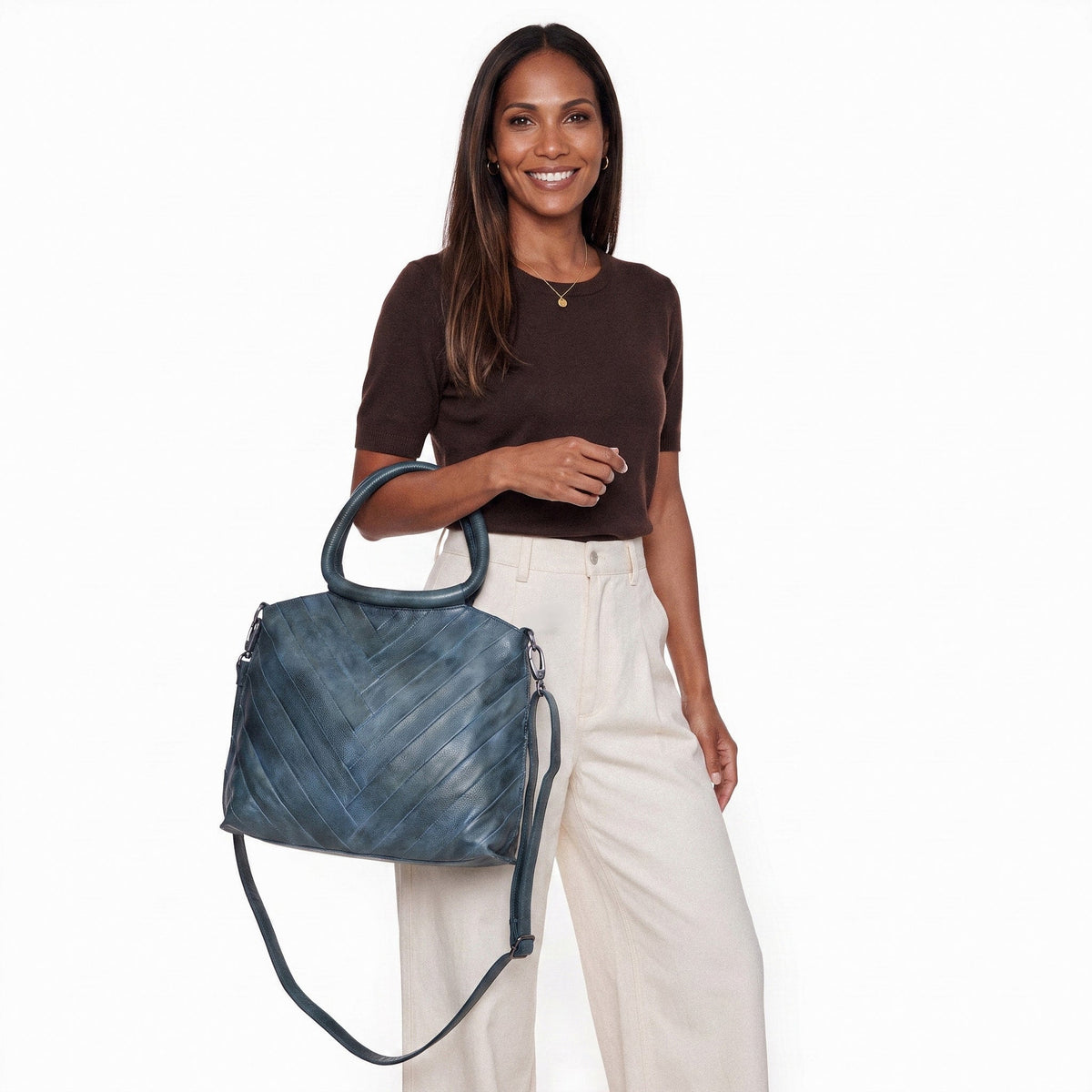 Dalton Leather Crossbody Bag - Image 2