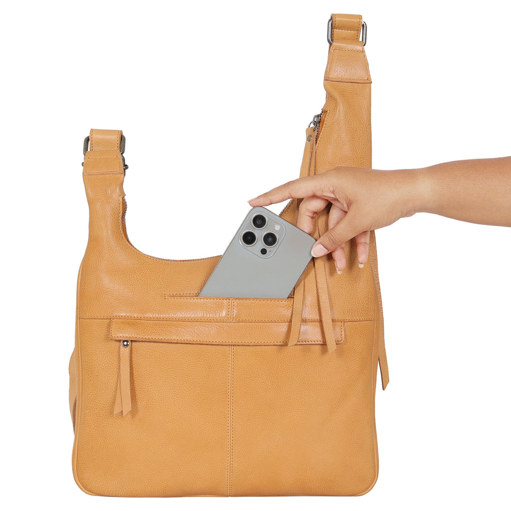 Alta Leather Crossbody Bag - Image 12