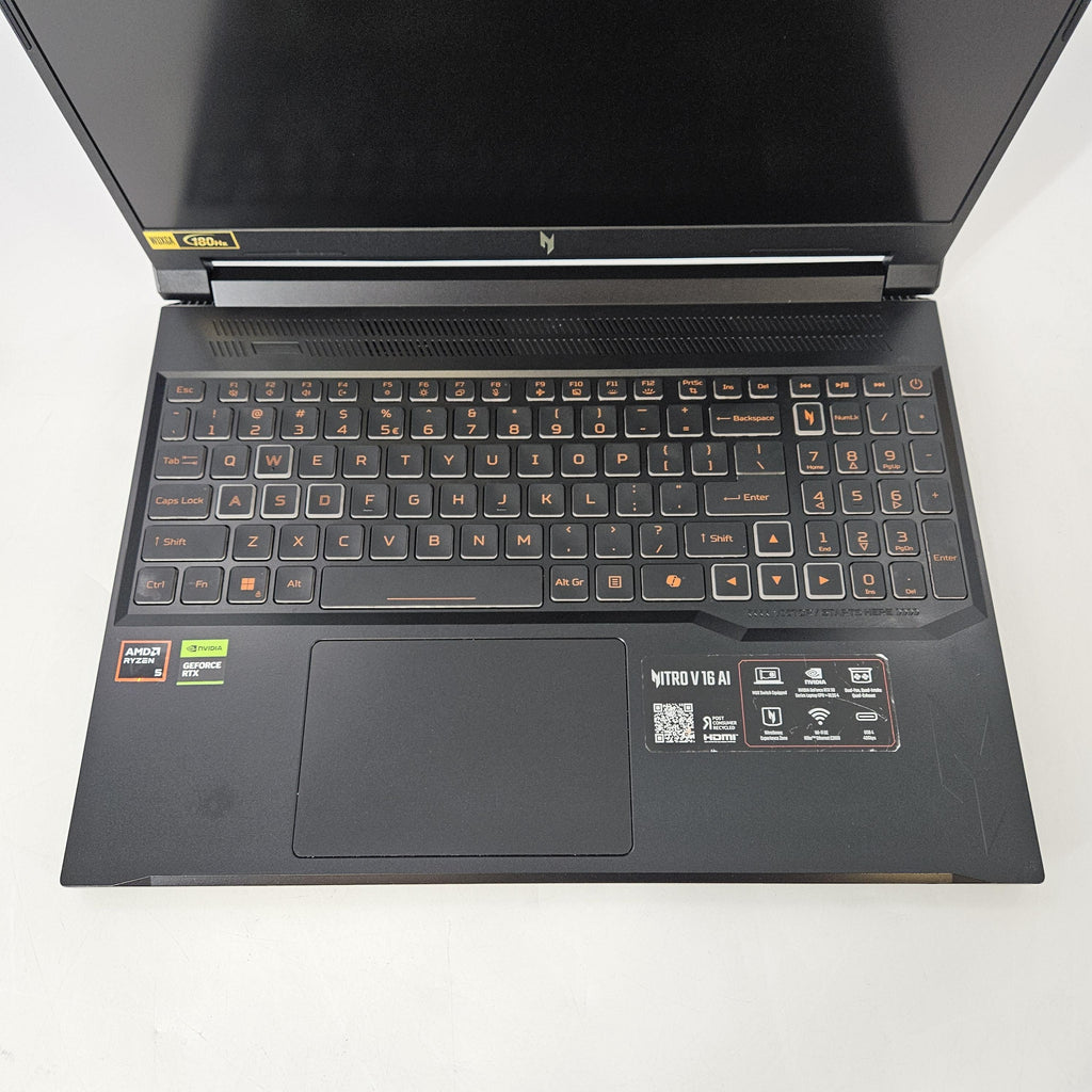 Acer Nitro V 16 AI Black 4.3 GHz AMD Ryzen 5 240 16GB RAM 512GB Solid State Drive NVIDIA GeForce RTX 5050 8 GB - Image 2
