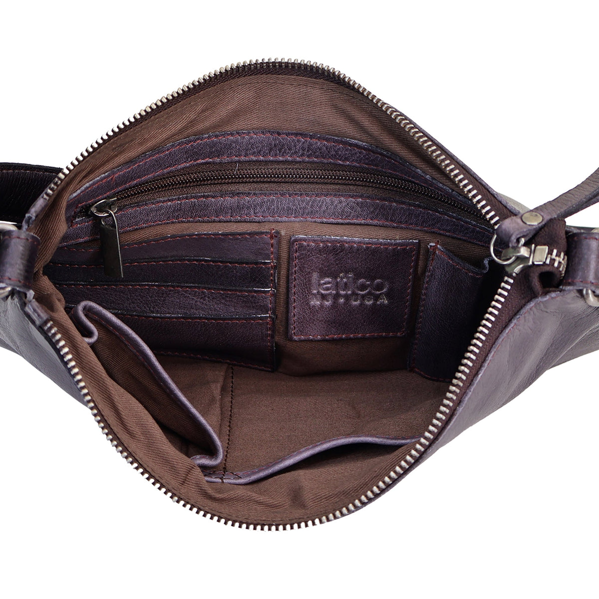 Stevie Leather Crossbody Bag - Image 2