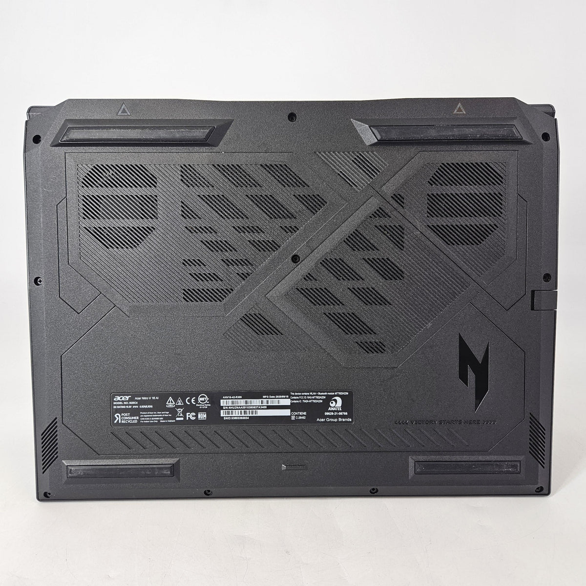 Acer Nitro V 16 AI Black 4.3 GHz AMD Ryzen 5 240 16GB RAM 512GB Solid State Drive NVIDIA GeForce RTX 5050 8 GB - Image 6
