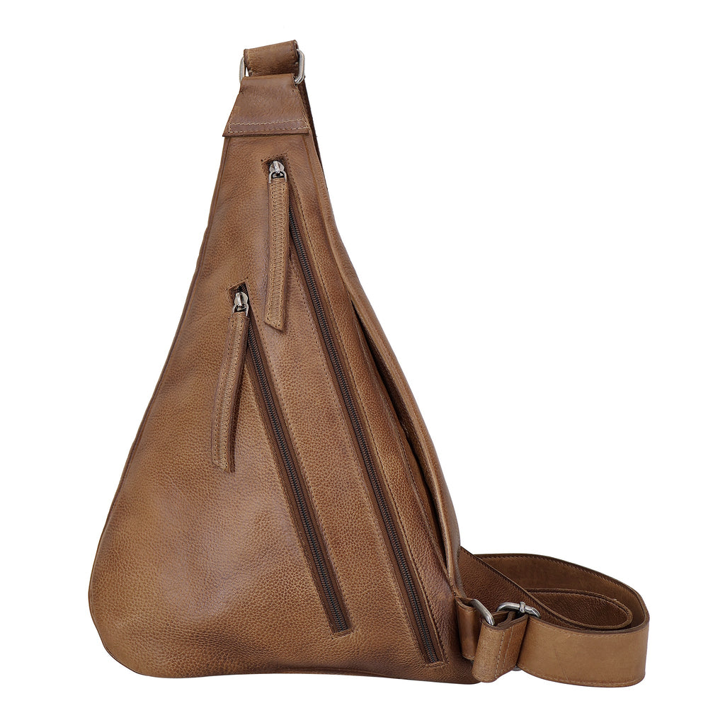 Hippie Leather Sling Bag - Image 5