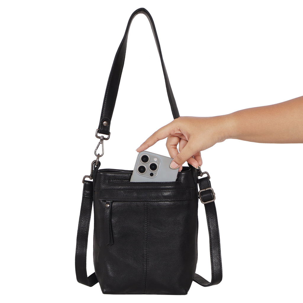 Fran Leather Crossbody - Image 4