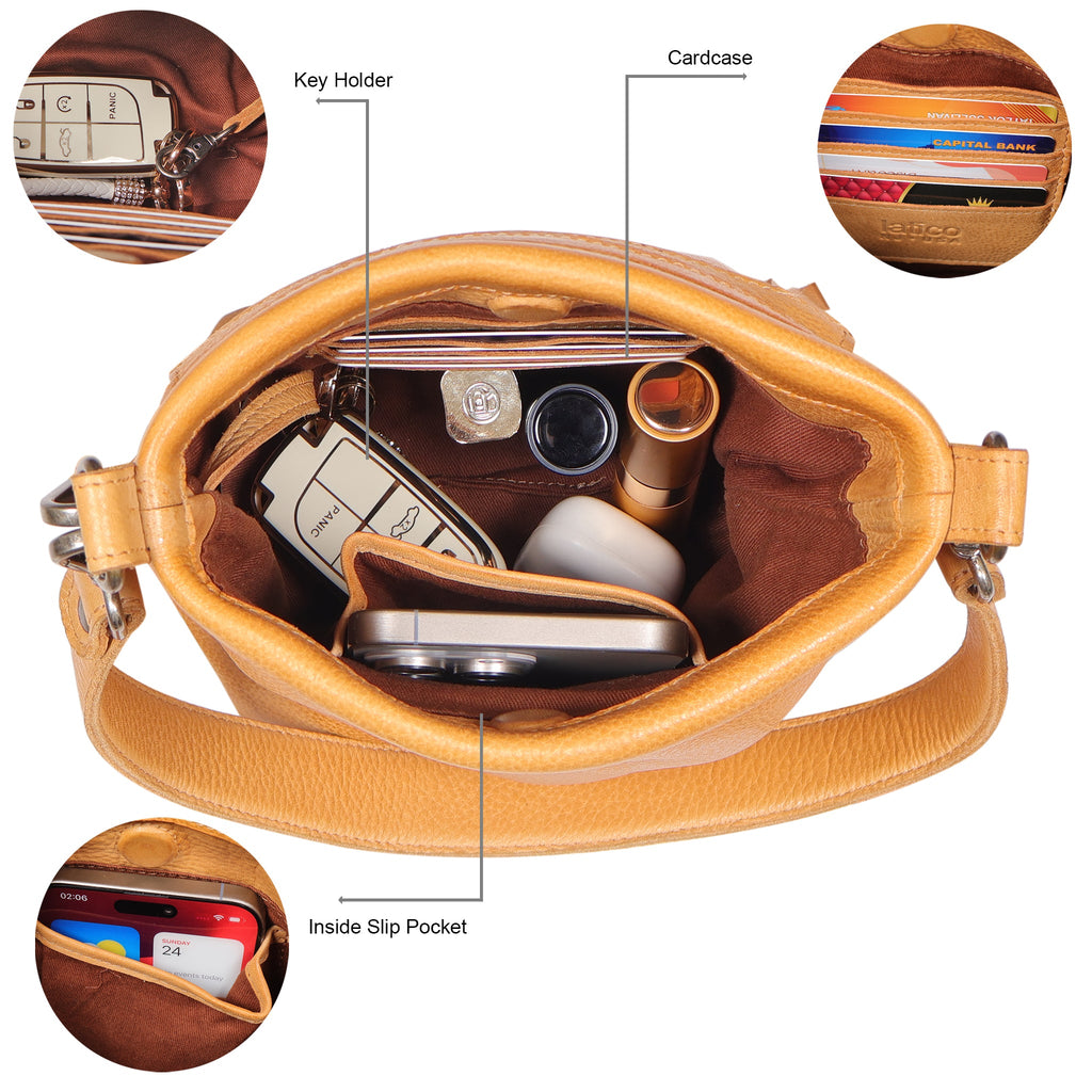 Fran Leather Crossbody - Image 15