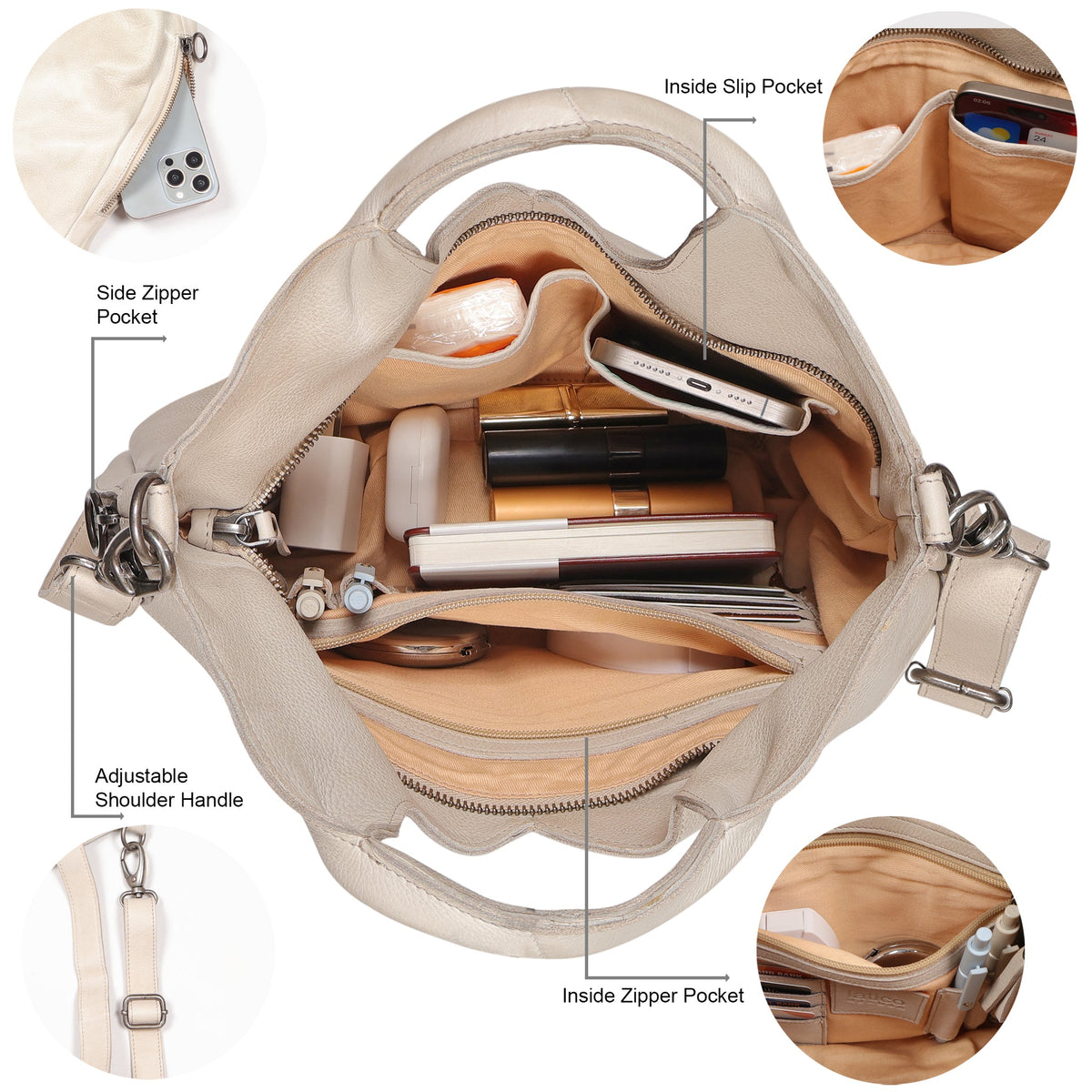 Darby Leather Crossbody Bag - Image 16
