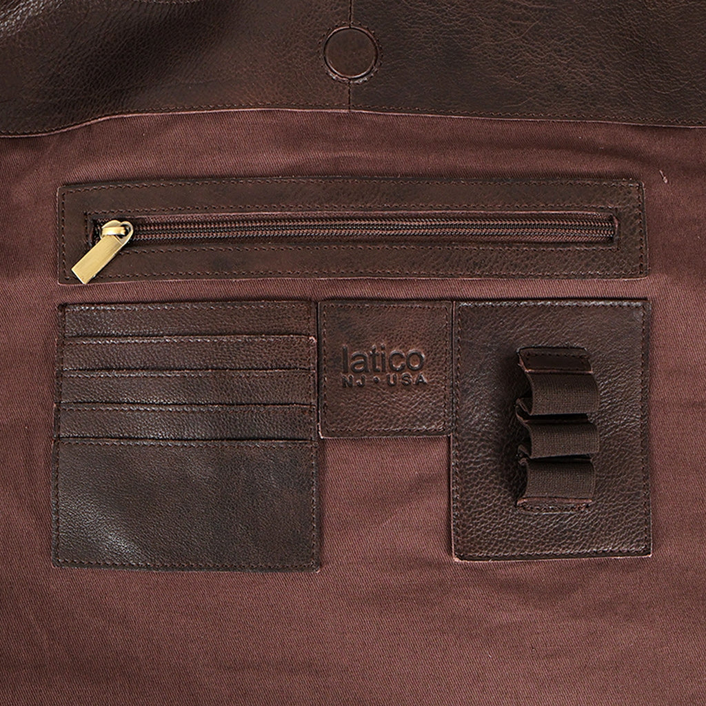 Lindsey Suede Leather Tote Bag - Image 4
