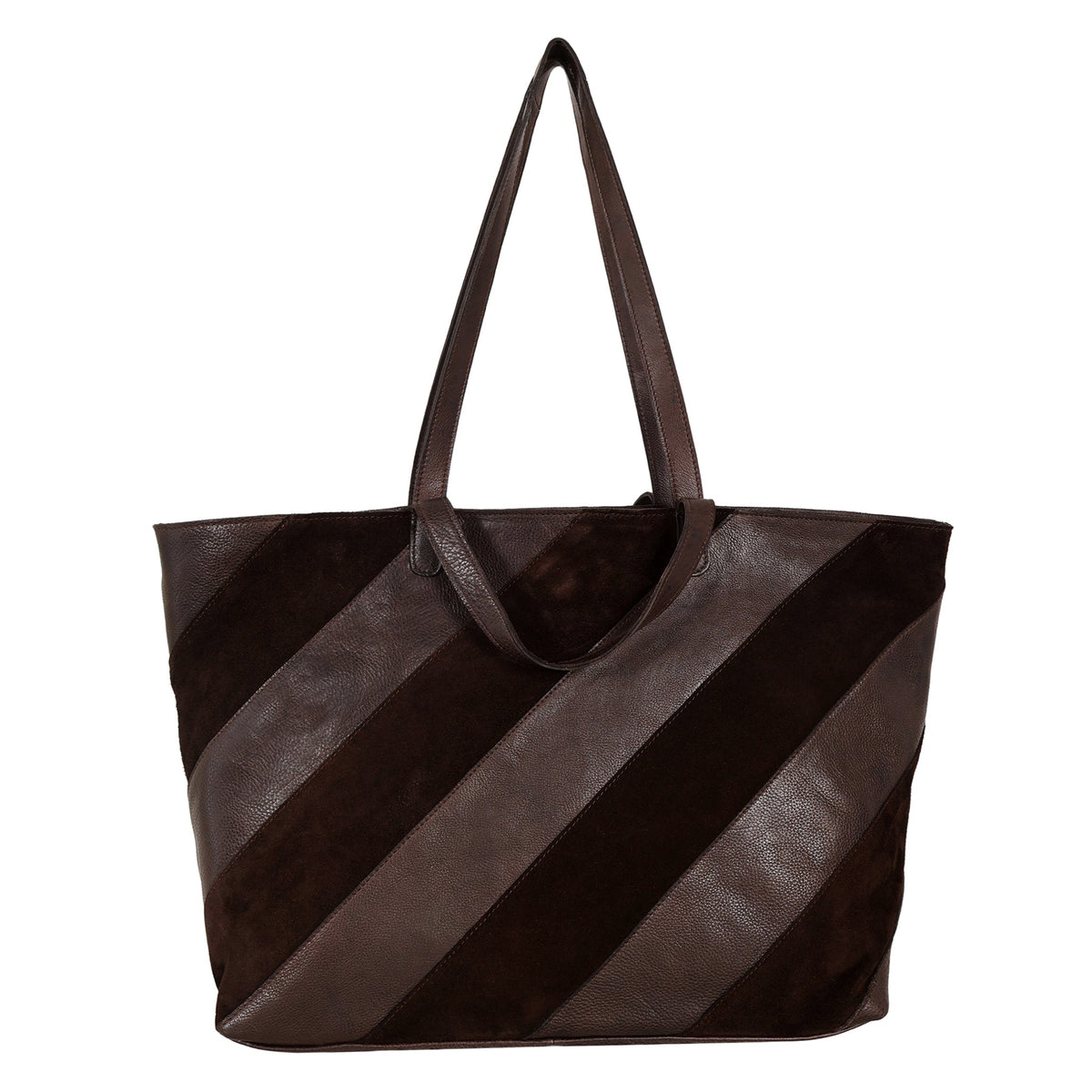 Tanya Suede Leather Tote Bag - Image 3