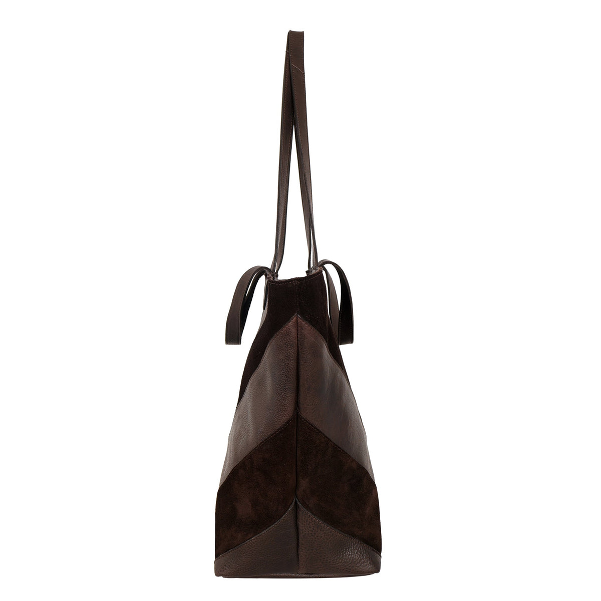 Tanya Suede Leather Tote Bag - Image 5