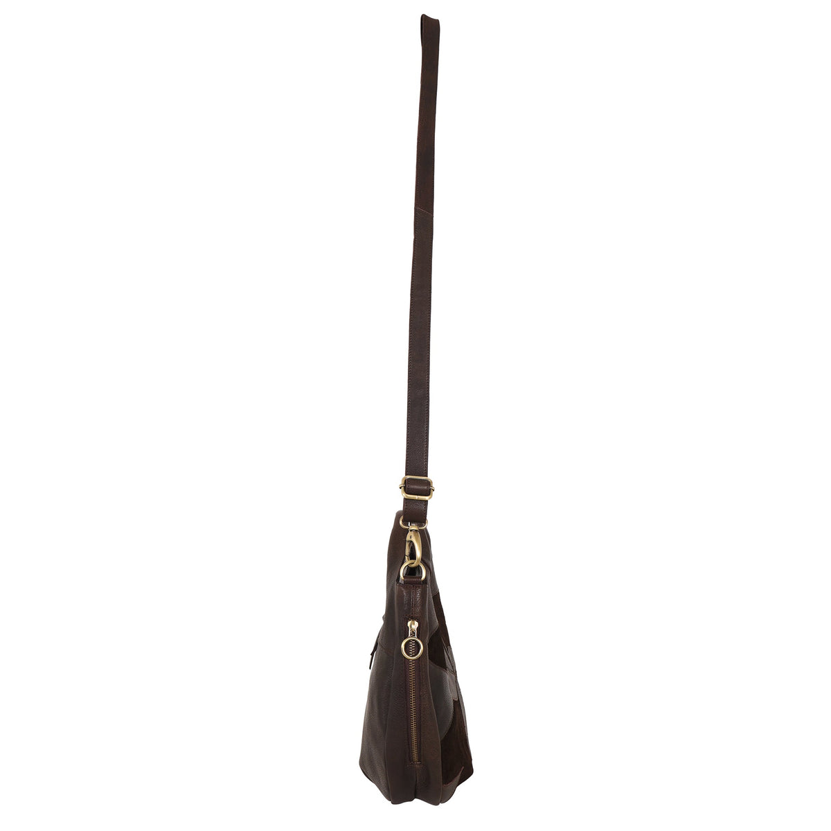 Darby Suede Leather Crossbody Bag - Image 4