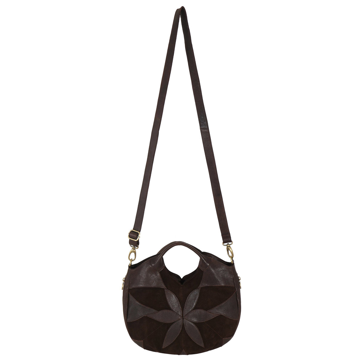Darby Suede Leather Crossbody Bag - Image 5