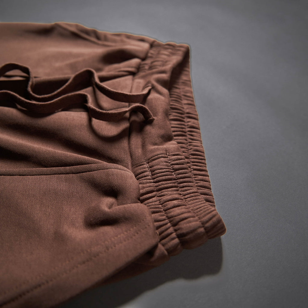 Men's Varsity Shorts Mocha Brown - Image 9