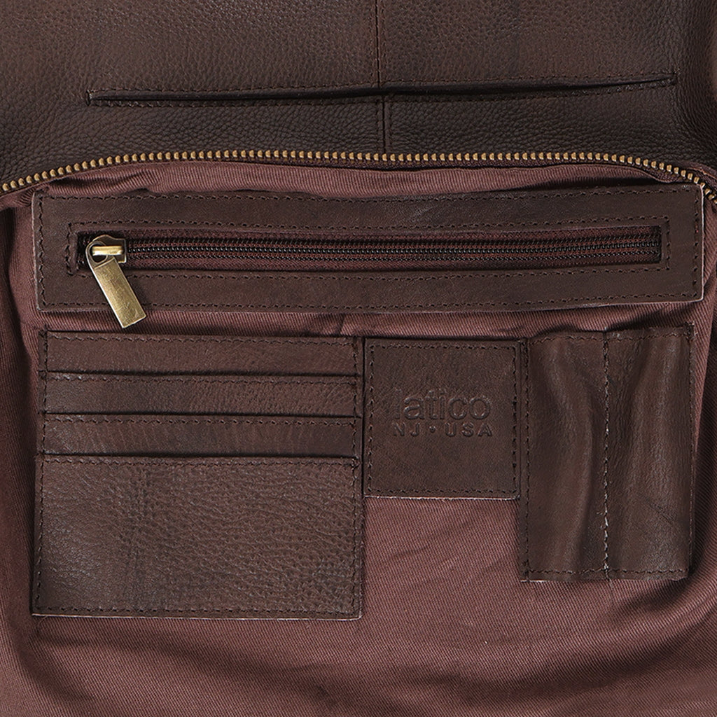 Stevie Suede Leather Crossbody Bag - Image 6