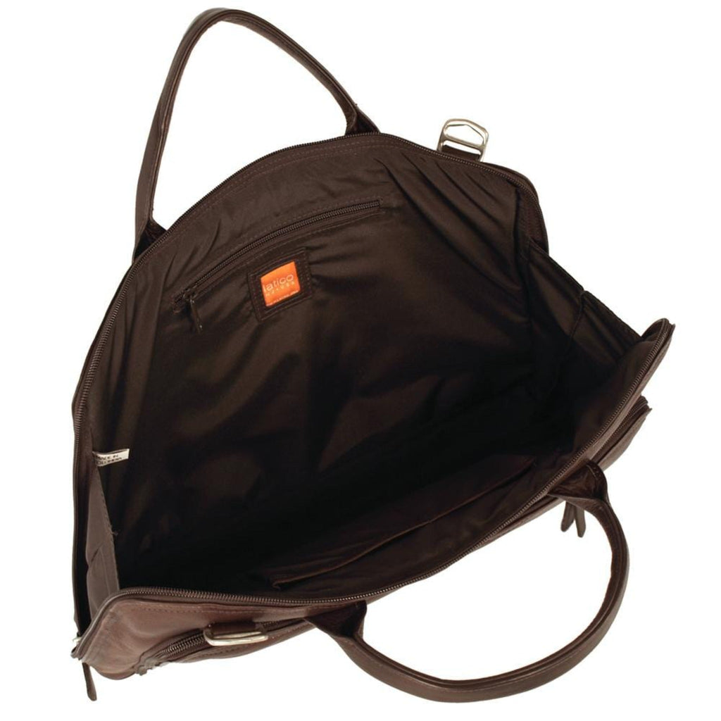 Soho Leather Laptop Brief - Image 3