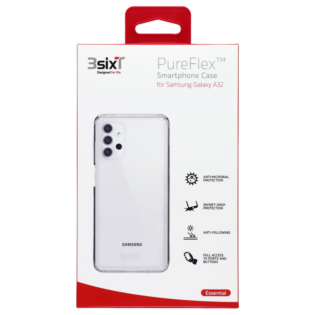 3SIXT PureFlex Series Case for Samsung Galaxy A32 - Clear - New