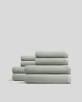 4+4 Organic Plush Bath Bundle - Sage