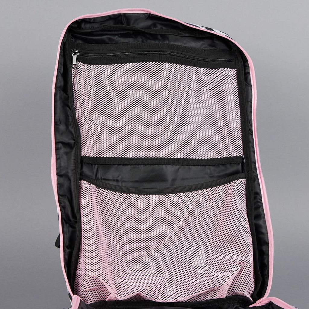 45L Backpack Leopard Pink Zip - Image 22